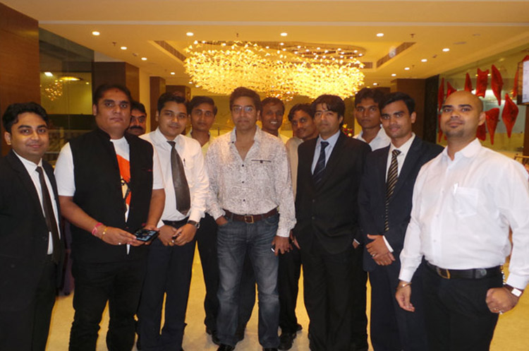 Panache Team group photo with Actor Ashutosh Rana